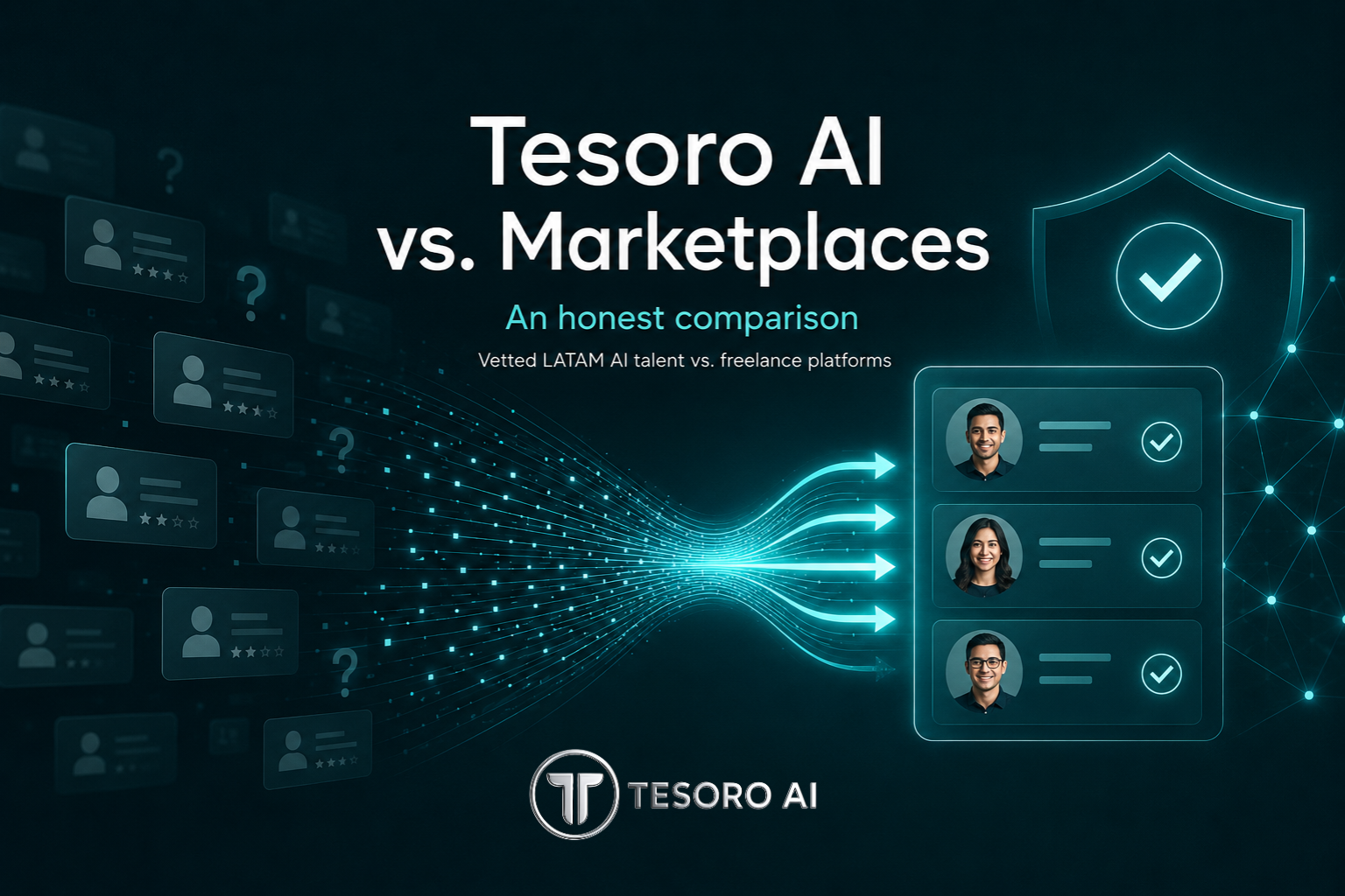 Tesoro AI vs. Marketplaces and Freelance Platforms: An Honest Comparison
